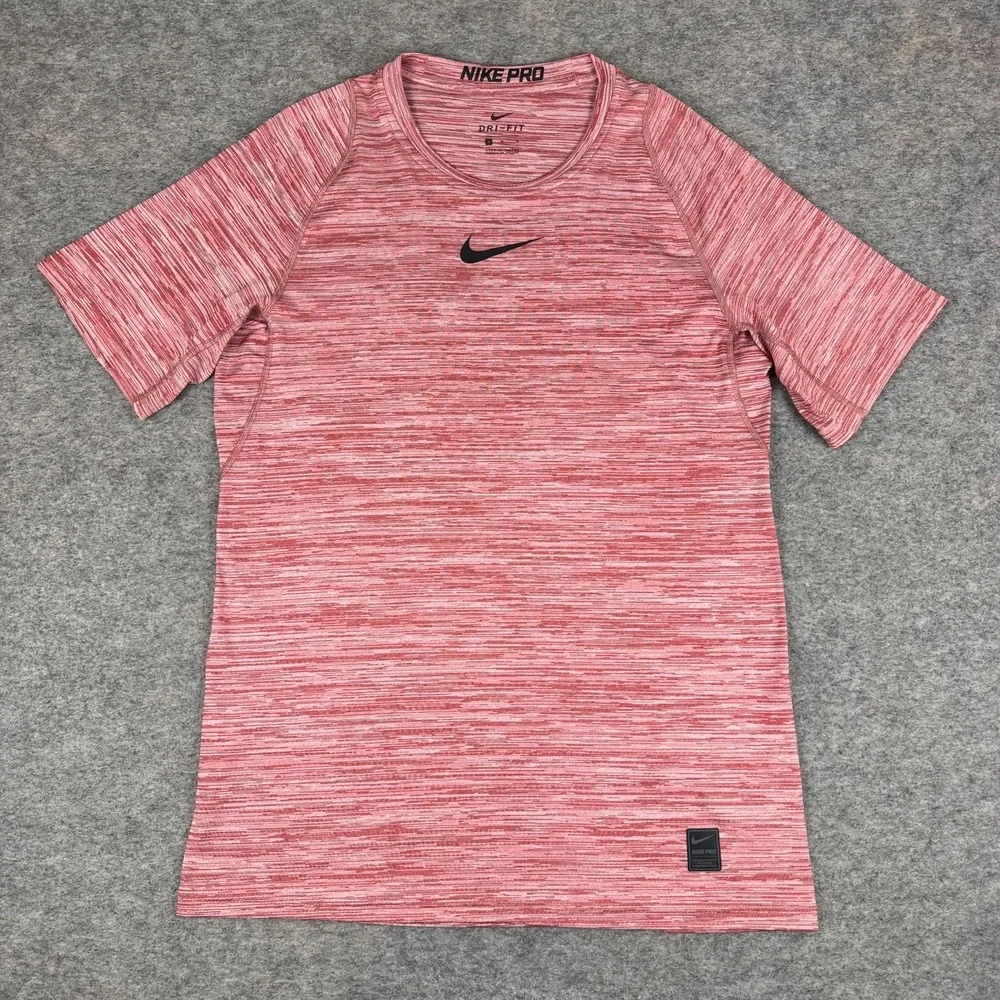 Nike Pro Dri Fit T-Shirt Tee Red Mens Medium M
